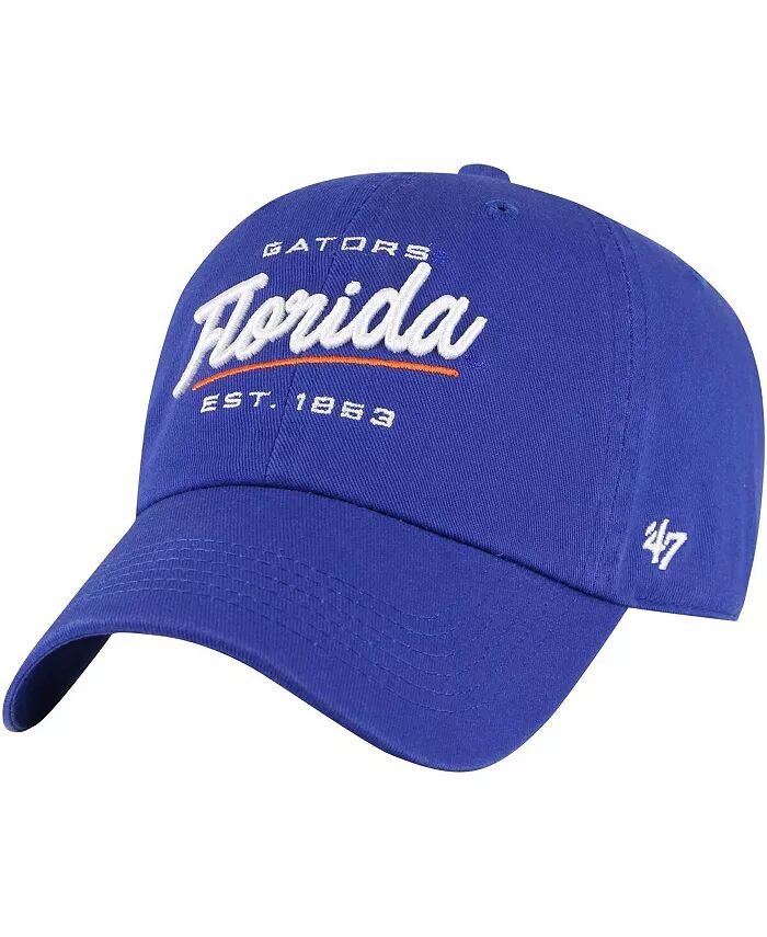 

Женская регулируемая шапка Royal Florida Gators Sidney Clean Up '47 Brand, синий