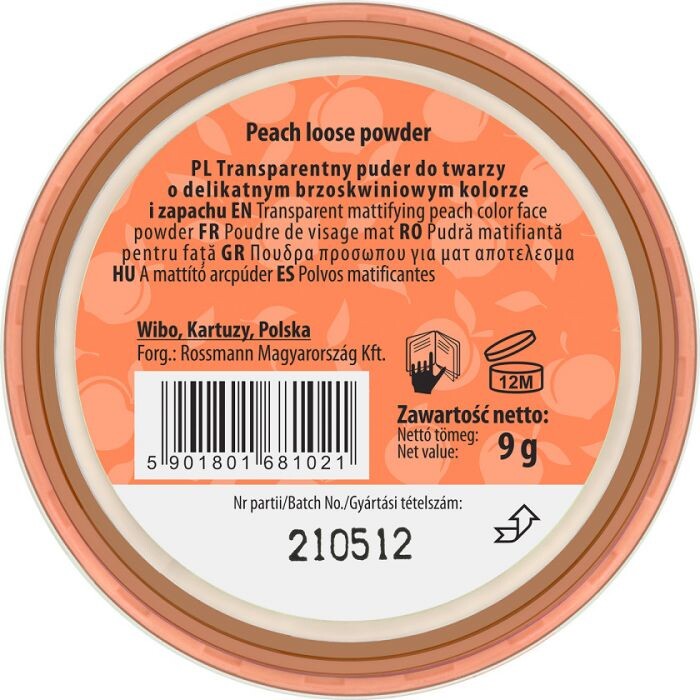 

Пудра для лица PEACH Polvos Matificantes Lovely Makeup, Transparente