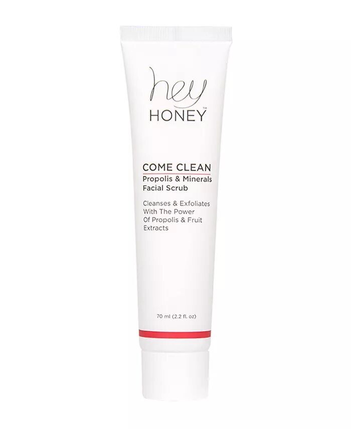 

Скраб для лица Come Clean с минералами прополиса, 70 мл Hey Honey