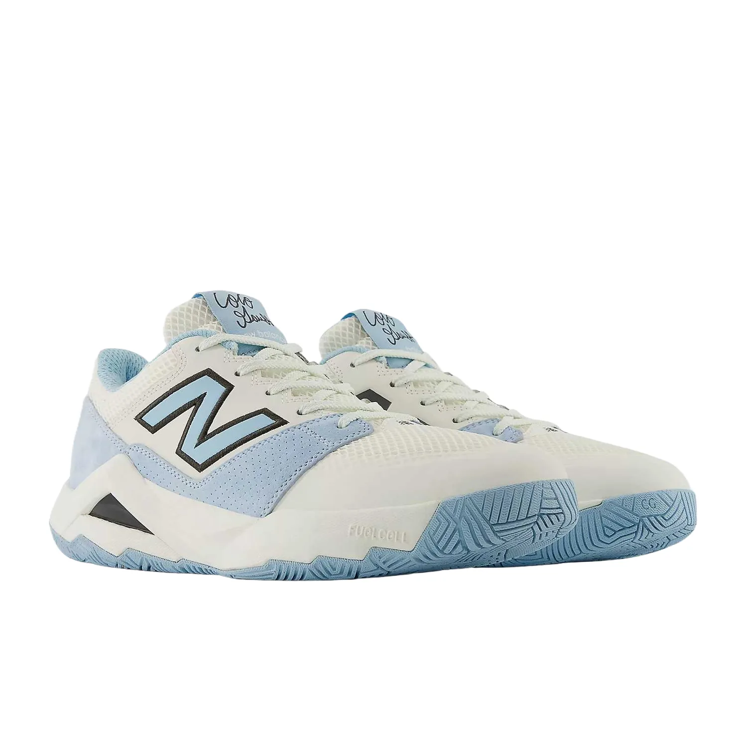 Coco Delray Mesh Breathable низкие теннисные туфли Men's D Width New Balance, sea salt синий sparkling — фото 4