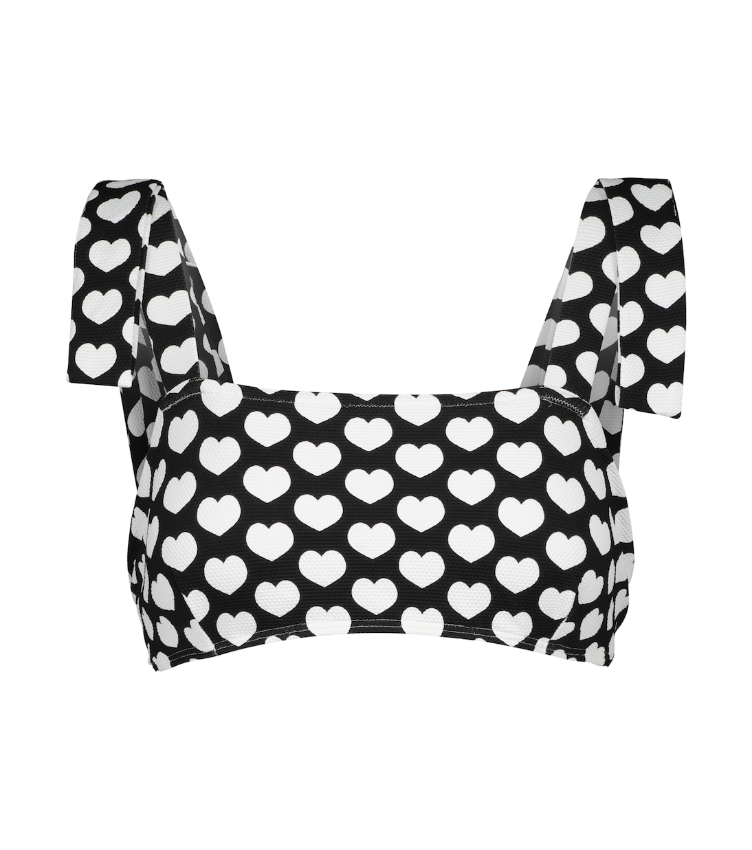 

Верх бикини с принтом в виде сердечек от Одри Alexandra Miro, Heart Print