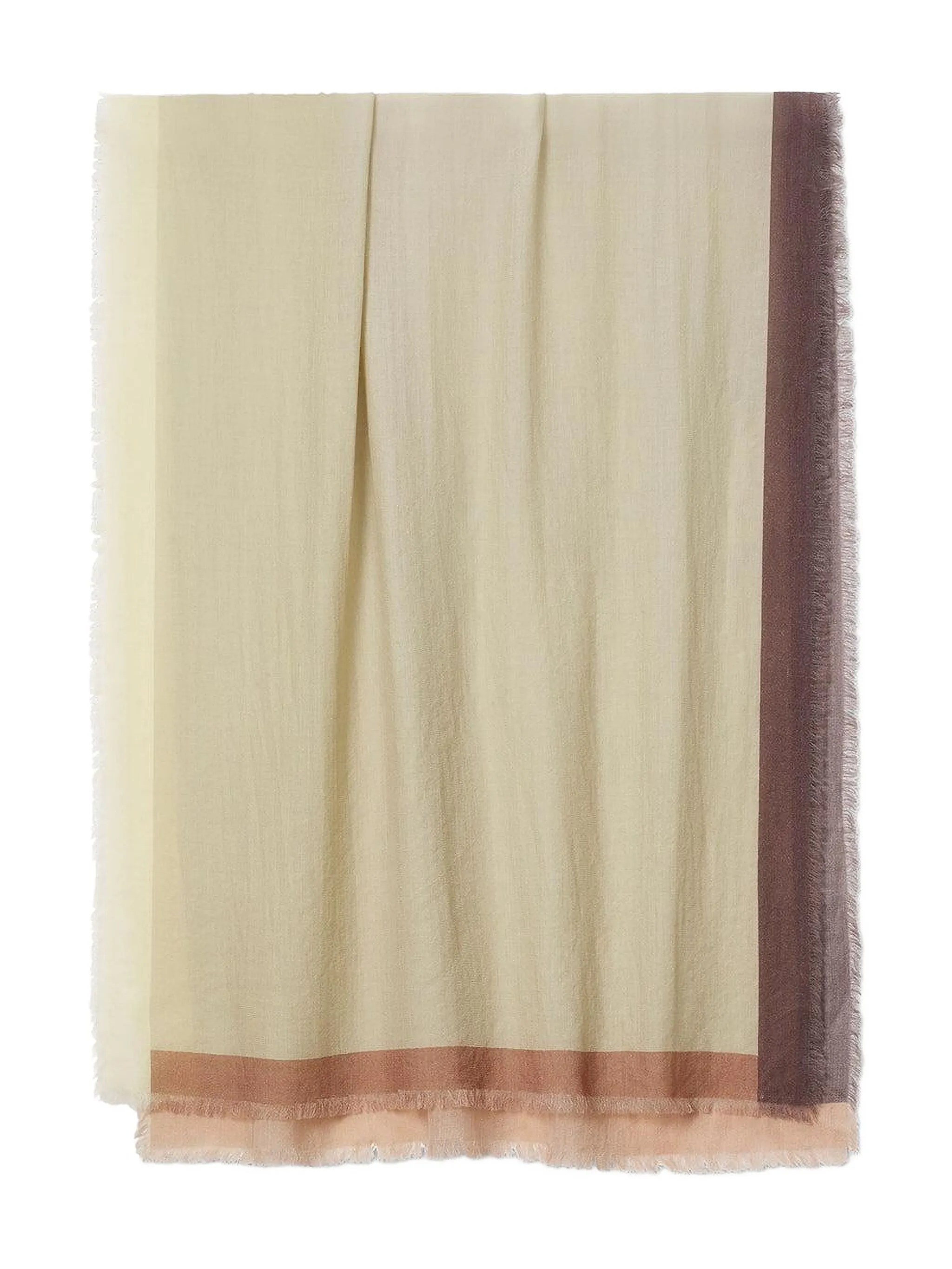 

Шарф с бахромой от Астрид Rag & Bone, бледно-желтый