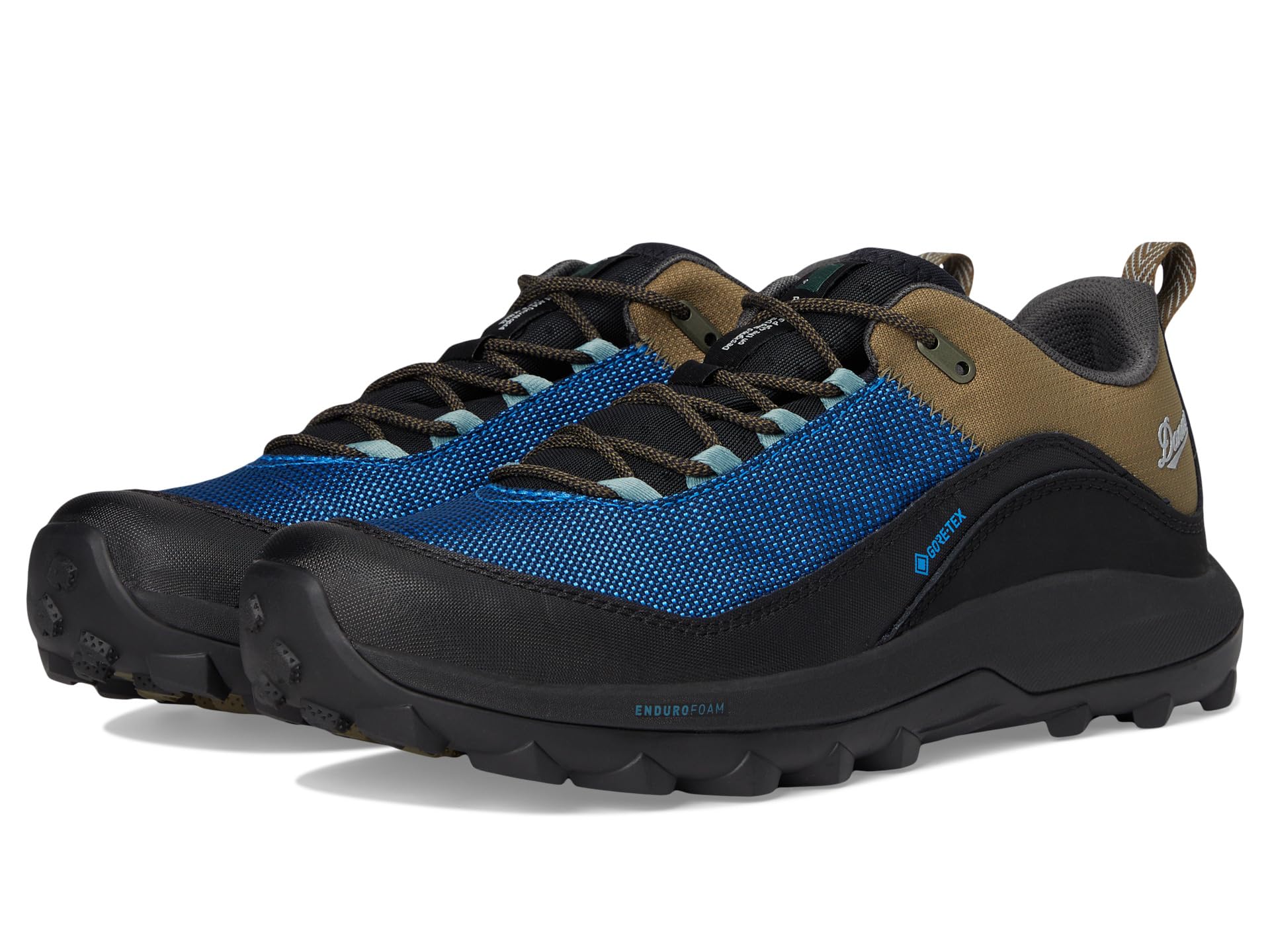 

Походные ботинки Danner N45 Low, цвет Jet Black/Imperial Blue