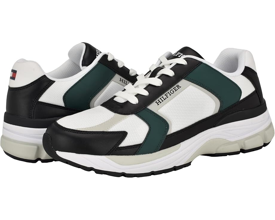 

Кроссовки Tommy Hilfiger Pisano, цвет Black/Green Multi, Черный, Кроссовки Tommy Hilfiger Pisano, цвет Black/Green Multi
