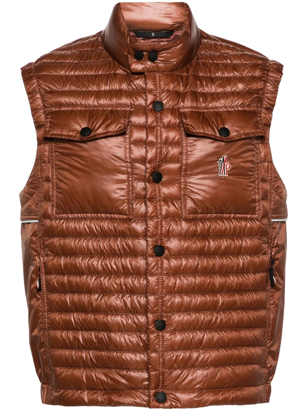 

Дутый жилет Ollon Moncler Grenoble, коричневый