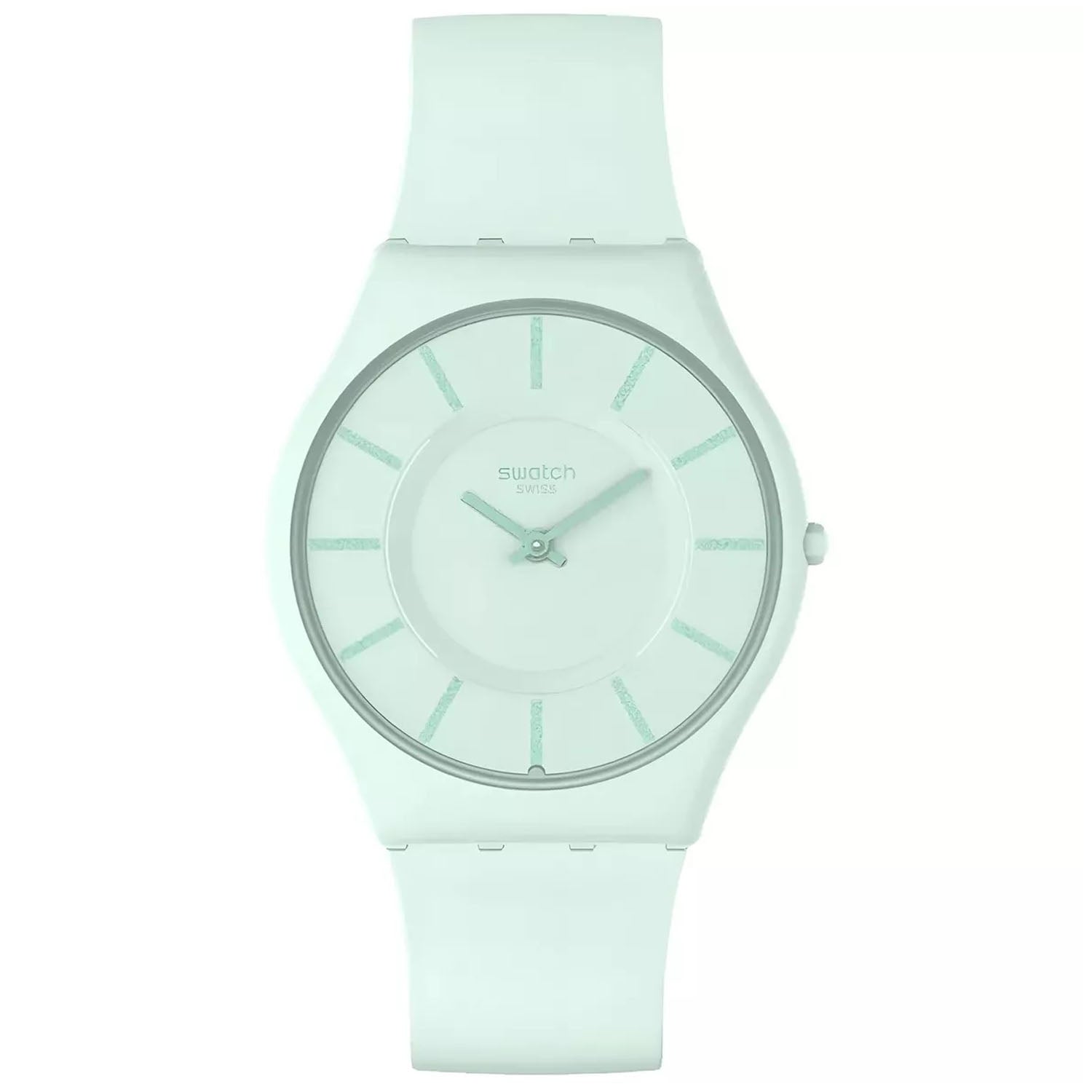 

Swatch Мужские часы Skin The May Collection с бирюзовым светло-зеленым циферблатом