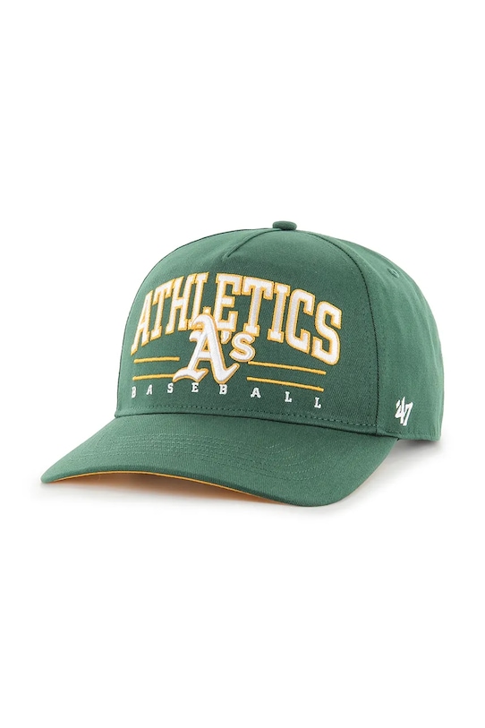 

Бейсболка с козырьком хлопковая MLB Oakland Athletics 47 Brand, зеленый