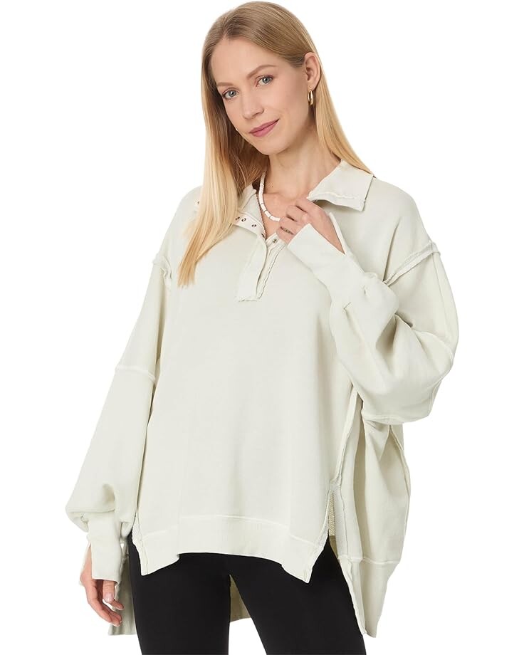

Свитер Free People Camden Henley, цвет Grey Opal