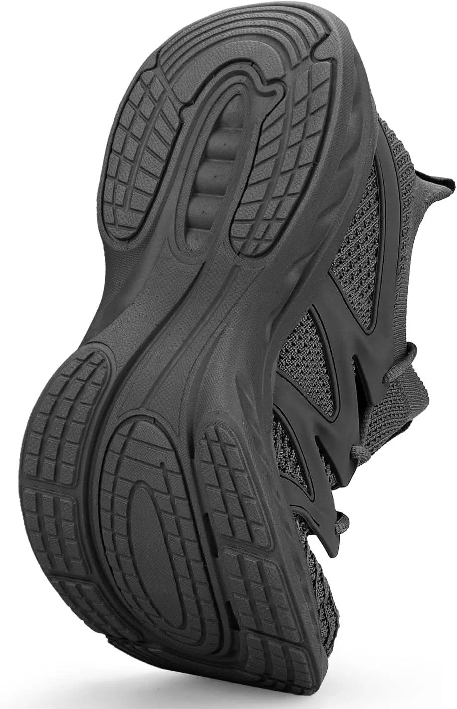 

Мужские кроссовки Pujcs с легкой посадкой без шнурков, дышащие, противоскользящие, для бега, спорта, тренажерного зала, тенниса, серый