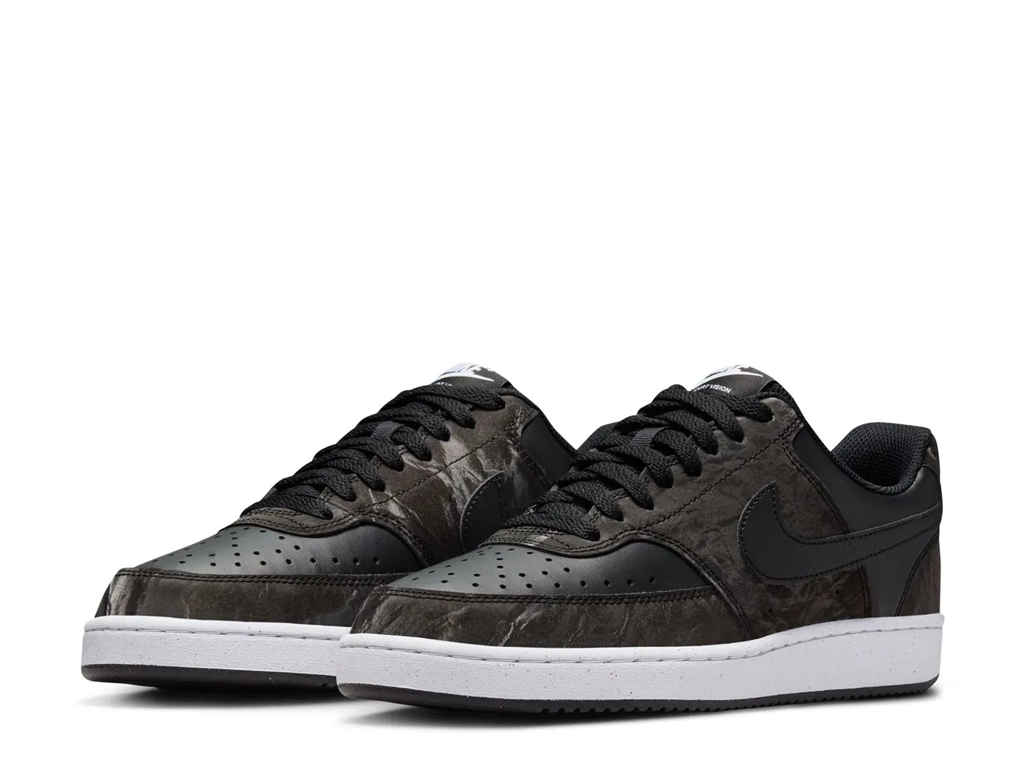 Кроссовки Nike Court Vision Sneaker - Women's, черный/белый — фото 3