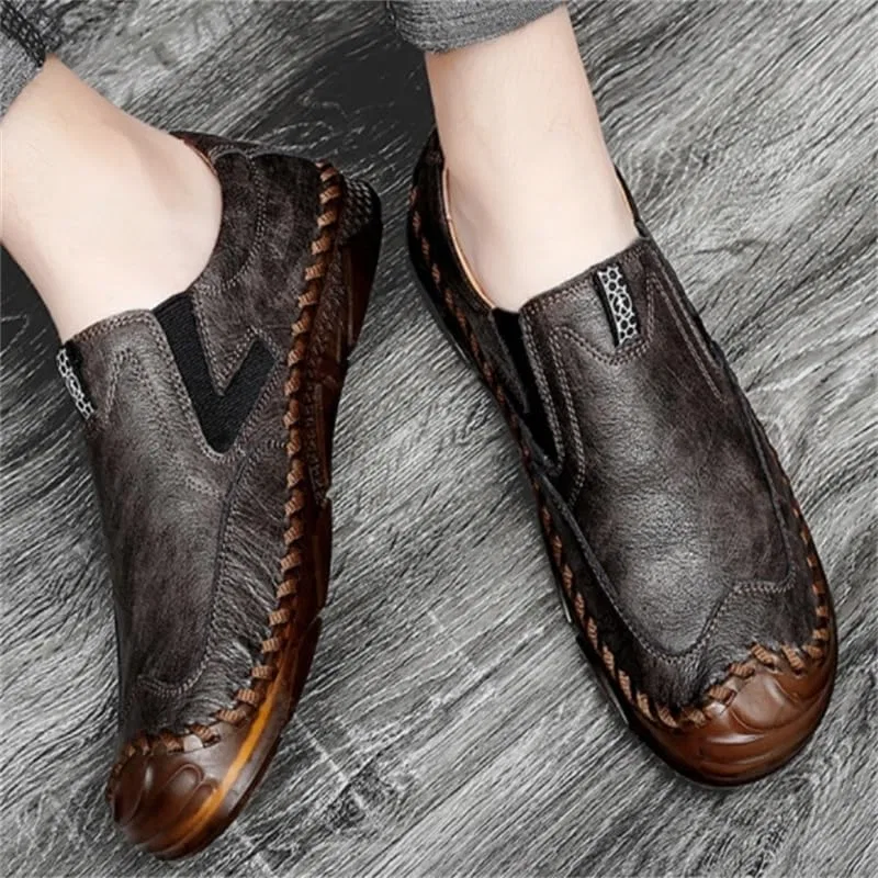 Туфли Oxford, дышащие, Step Loafers, серый DUYHBAWRS — фото 3