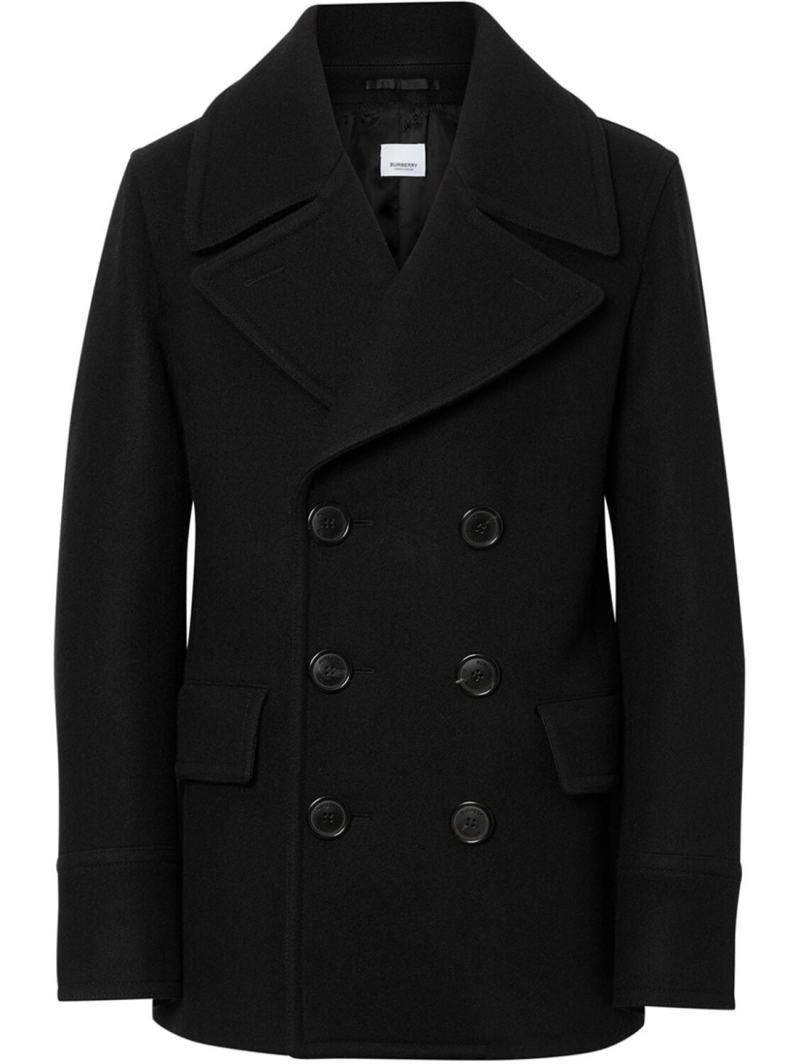 

Бушлат с широкими лацканами Burberry, черный