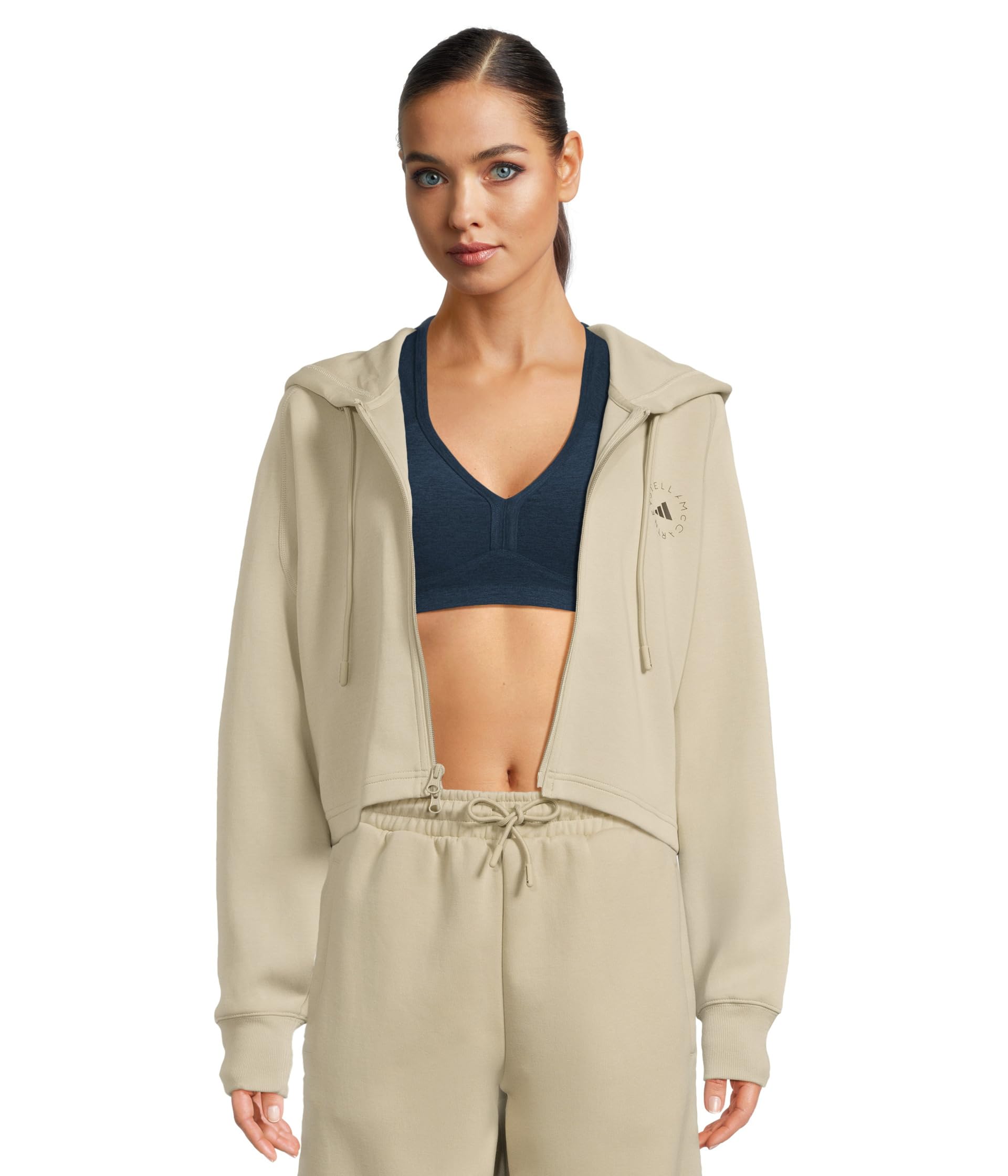 

Худи Adidas by Stella McCartney Adidas By Stella Mccartney Sportswear - Cropped Hoodie Jj0143, Desert Sand-Smc