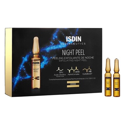 

Isdinceutics Night Peel Exfoliating Peel 30 ампул - поддерживает обновление клеток и осветляет кожу, Isdin