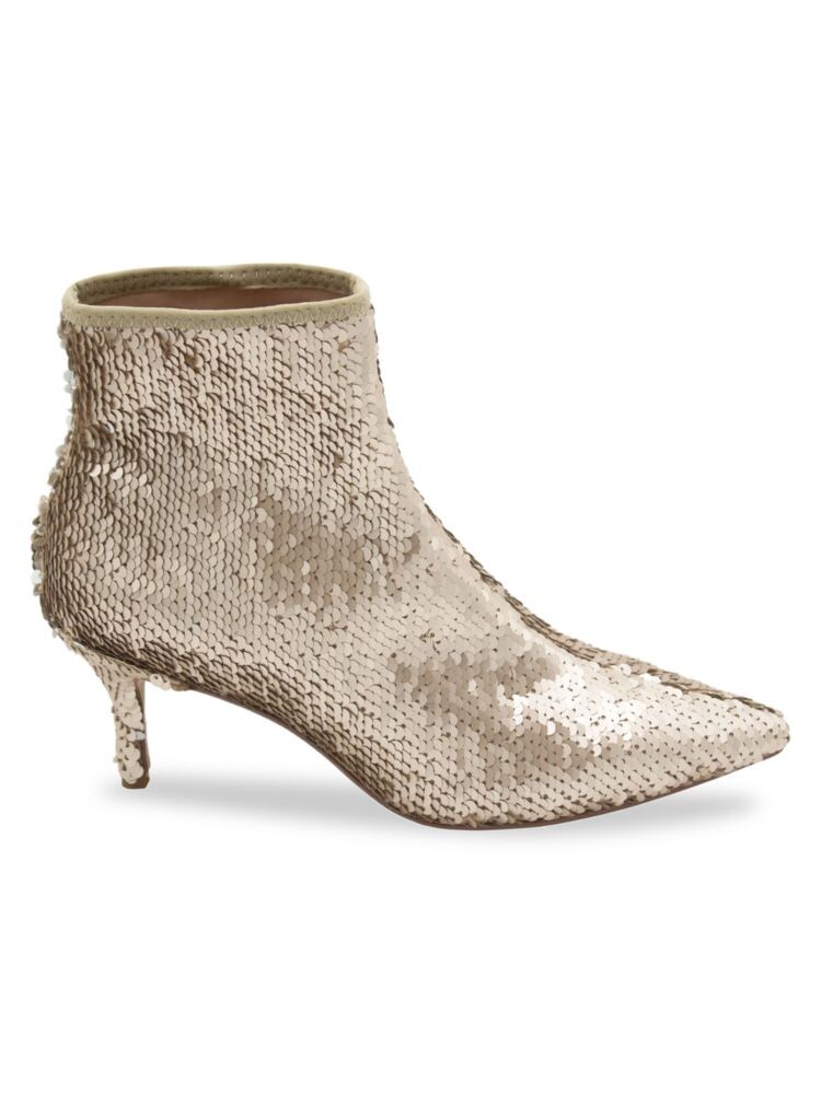 Ботильоны Amstel 3 с острым носком и пайетками Charles By Charles David, цвет Beige Sequin