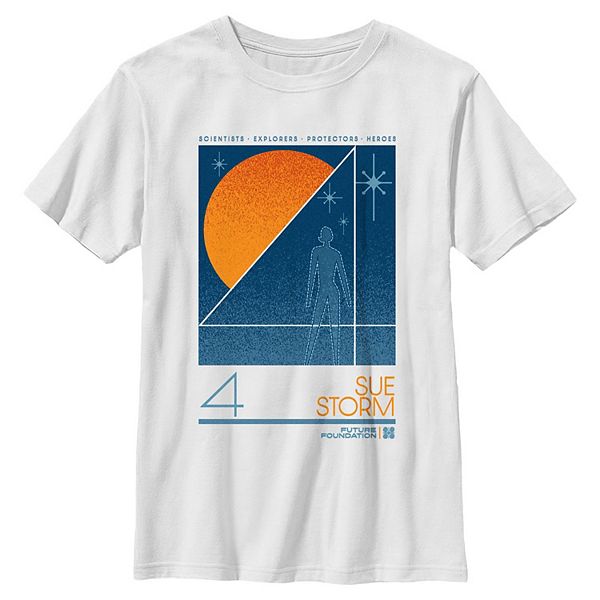 

Футболка с принтом Sue Storm Future Foundation для мальчиков 6-20 Marvel