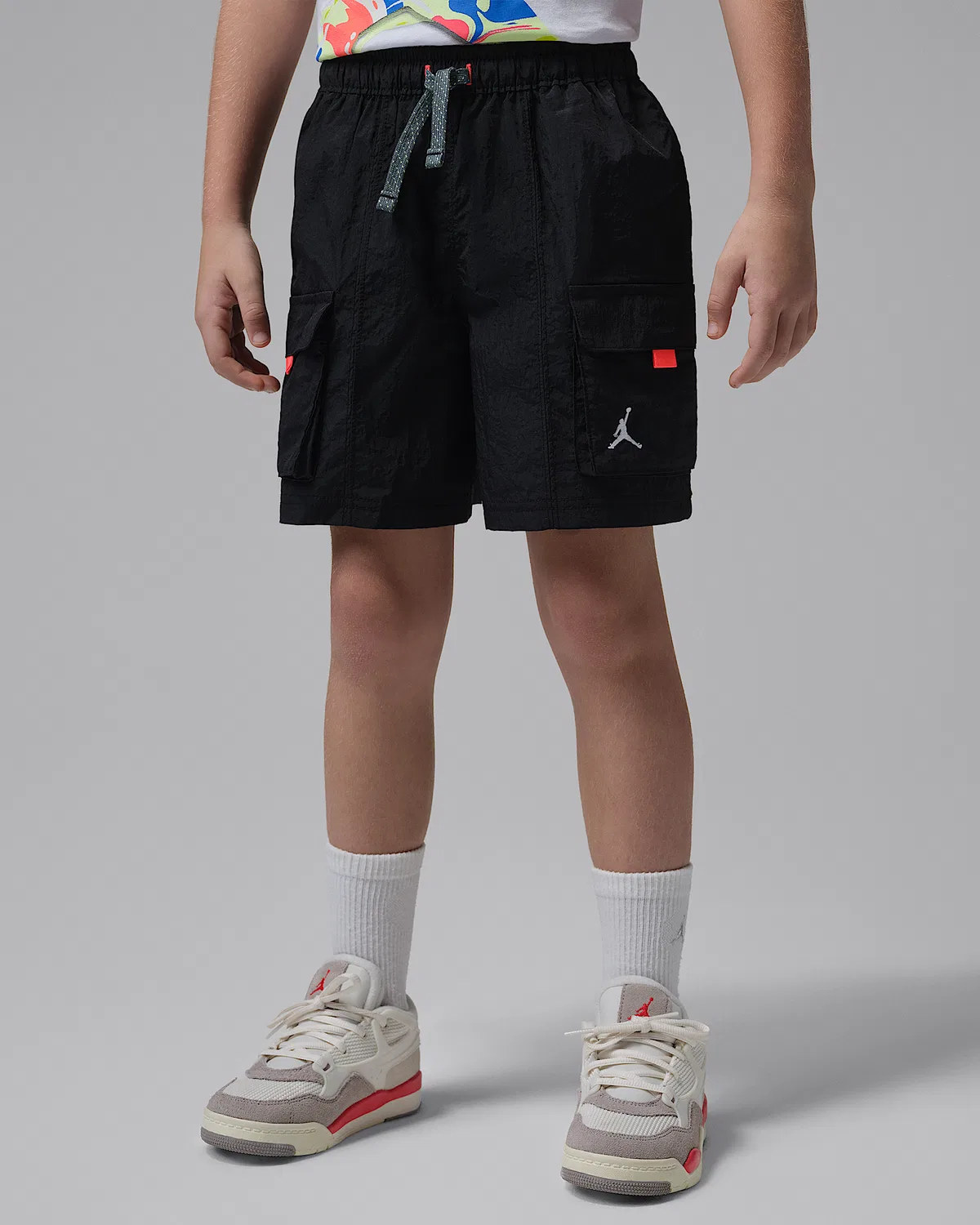 Детские технологичные шорты Jordan Super Splash, Black