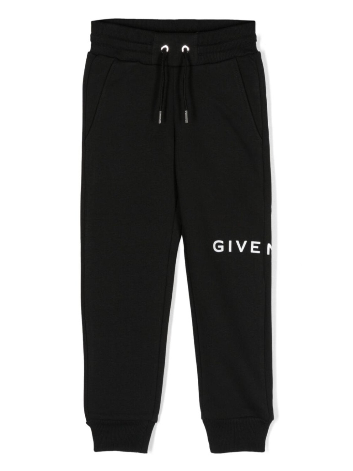 

Givenchy Kids хлопковые спортивные брюки с логотипом, черный