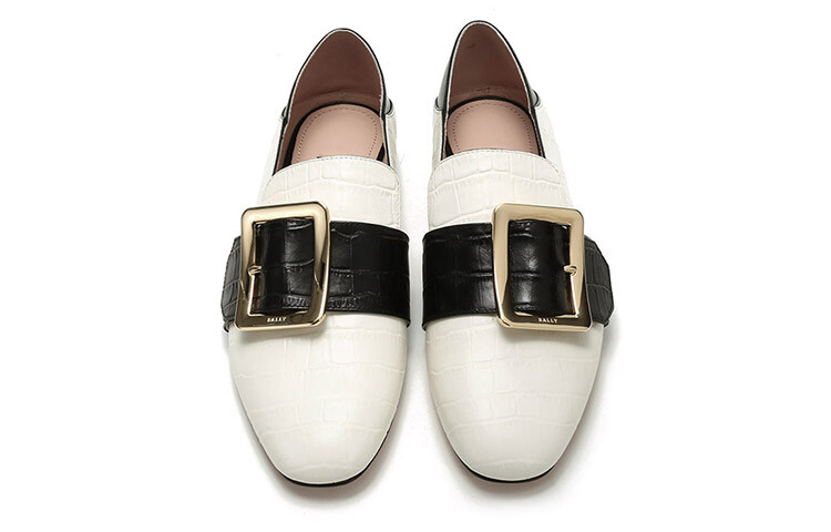 Женская повседневная обувь женская белая/черная Bally — фото 4