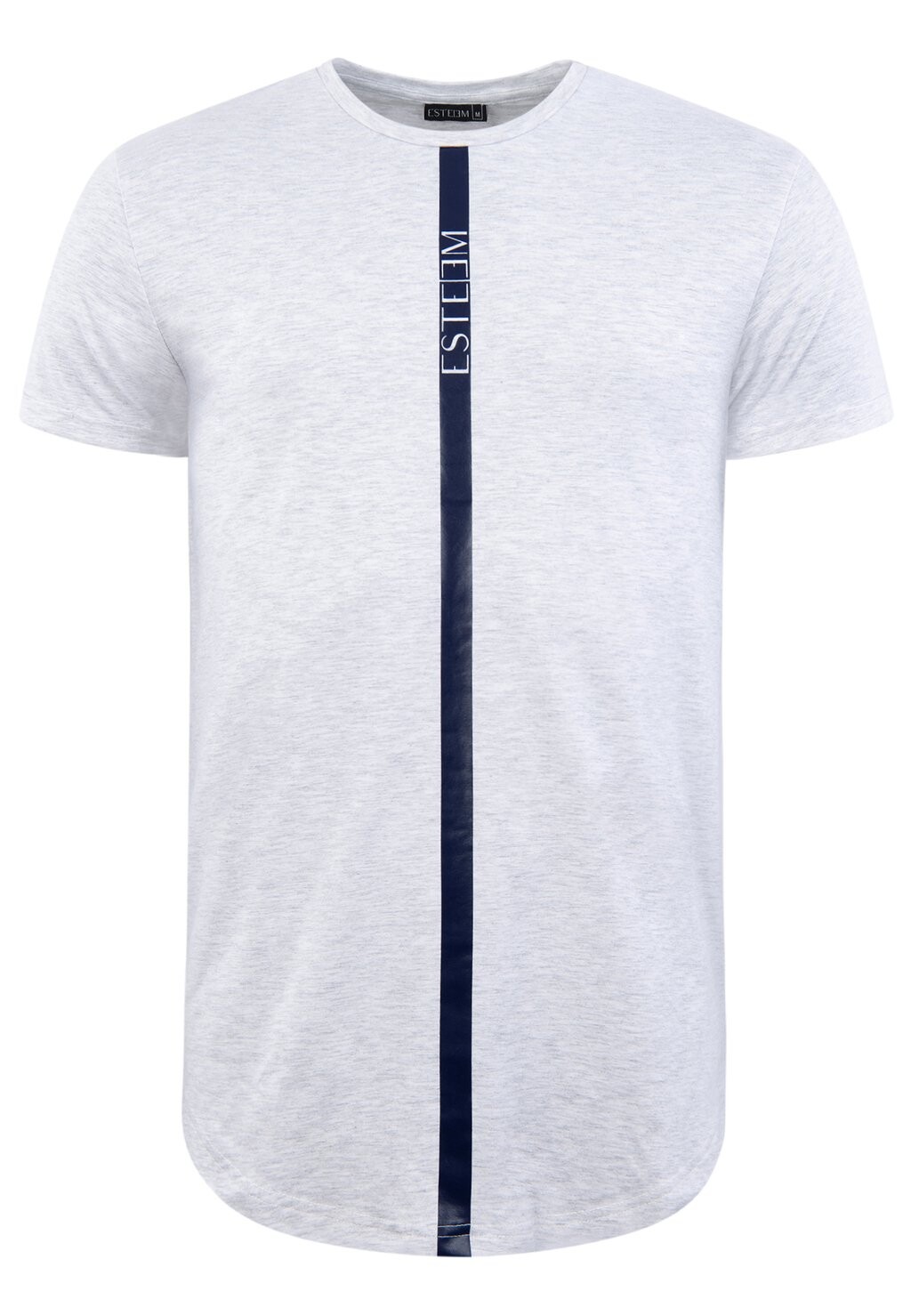 

Футболка с принтом STRIPE TEE ESTEEM, цвет grey melange