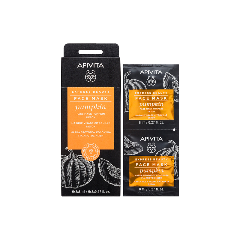 

Унисекс маска для лица Apivita, [Detox Cleaning]Pumpkin 8ml*12