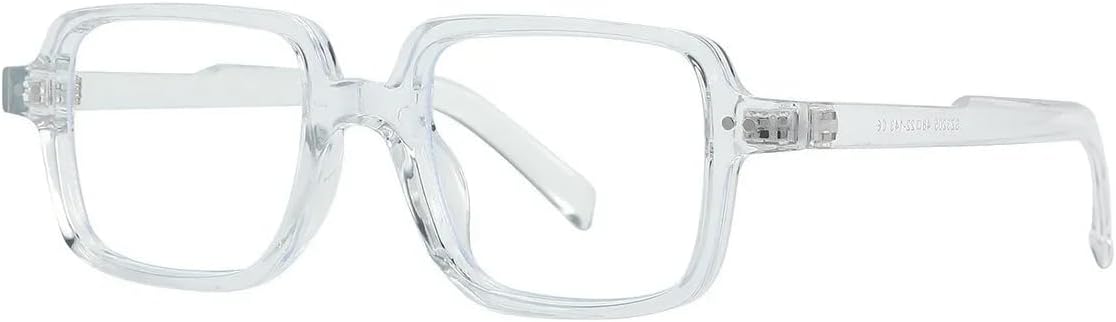 

Солнцезащитные очки с защитой UV400 | Большая оправа, панк-стиль, заклепки, цветные линзы | для женщин и мужчин, для занятий спортом на открытом воздухе и вождения DSVIGF, Clear Clear