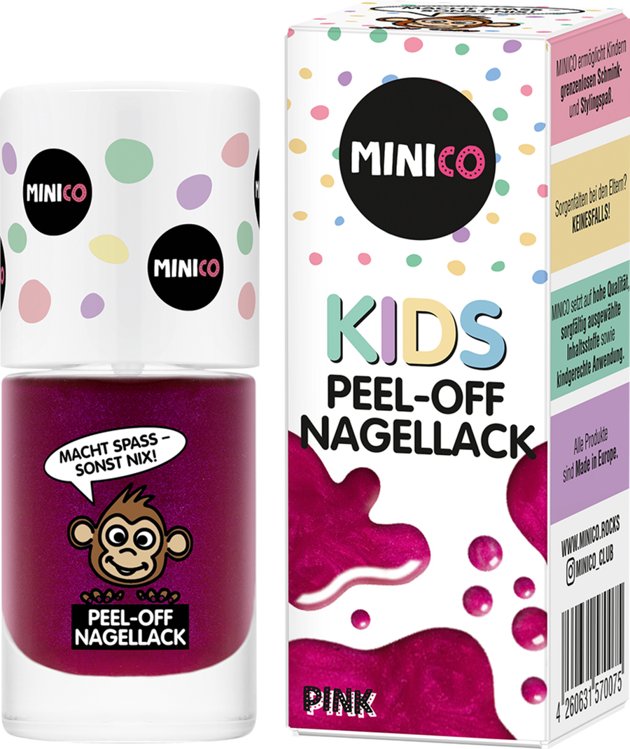 

Лак для ногтей MINICO Peel-Off Nagellack 03 Pink
