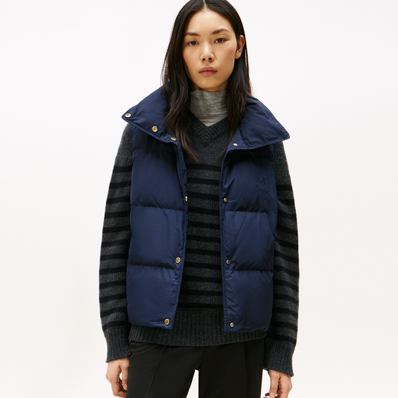 Tommy Hilfiger Женская пуховая жилетка, Navy Blue C1G — фото 3