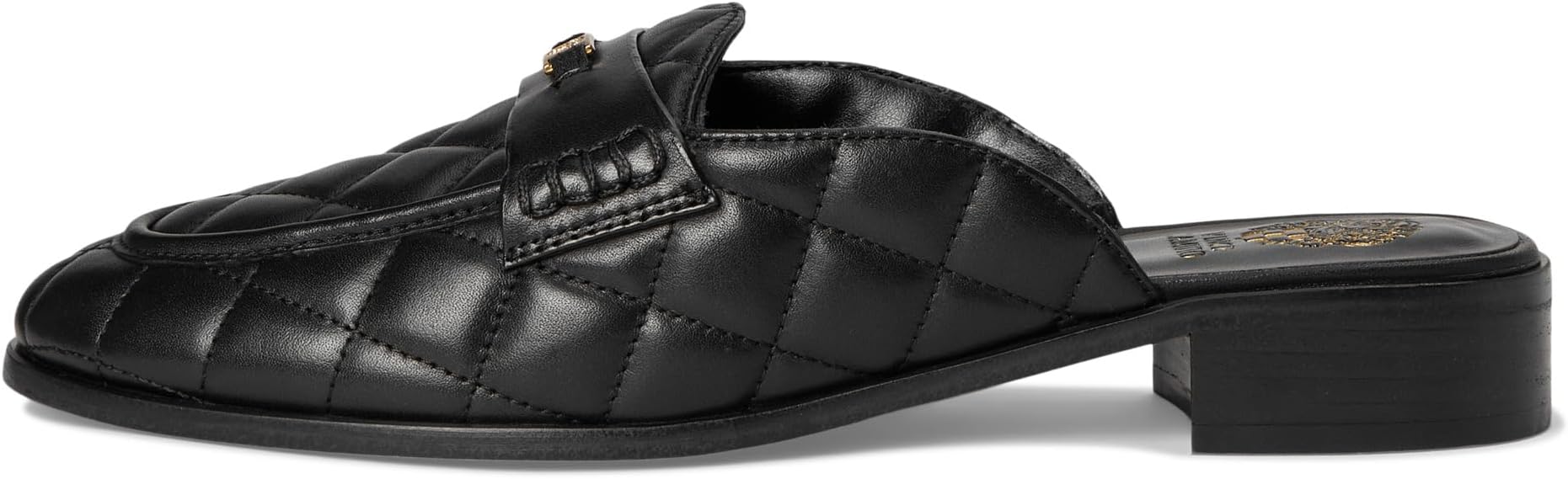 Лоферы Vince Camuto Cobby Quilted Slip-On Mule, Black — фото 4
