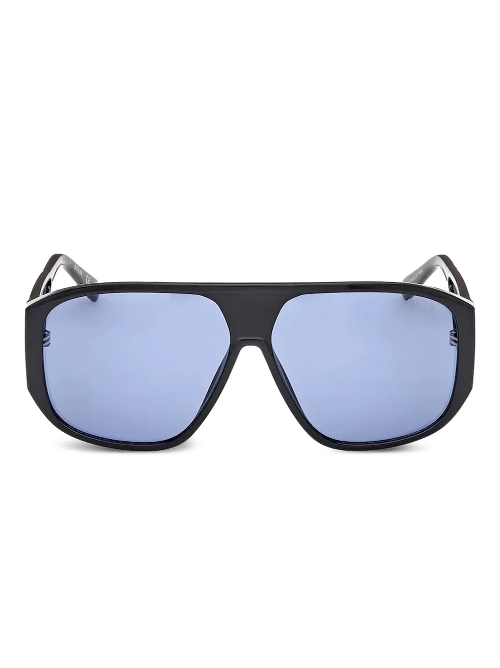 

Солнцезащитные очки в геометричной оправе GUESS EYEWEAR, черный