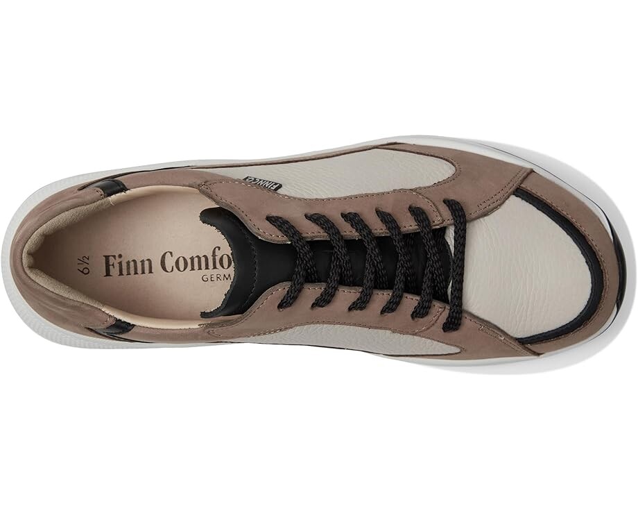 Кроссовки Finn Comfort Piccadilly, цвет Gravel/Schwarz/Beige Nubuk/Nuri/Hillcrest — фото 2