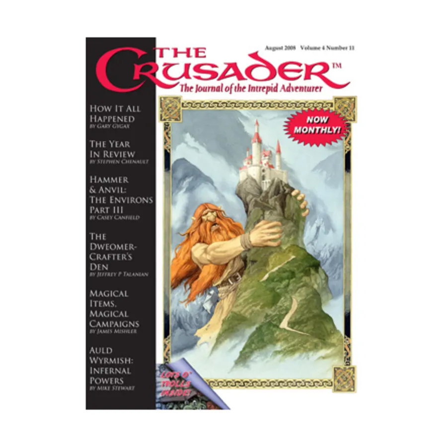 

Журнал #11 "Magical Items - Magical Campaigns Year in Review", Crusader - The Journal of the Intrepid Adventurer