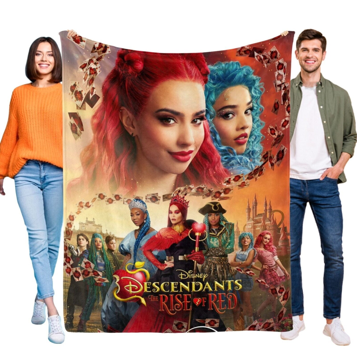 

Одеяло фланелевое DescenDants The Rise Of Red