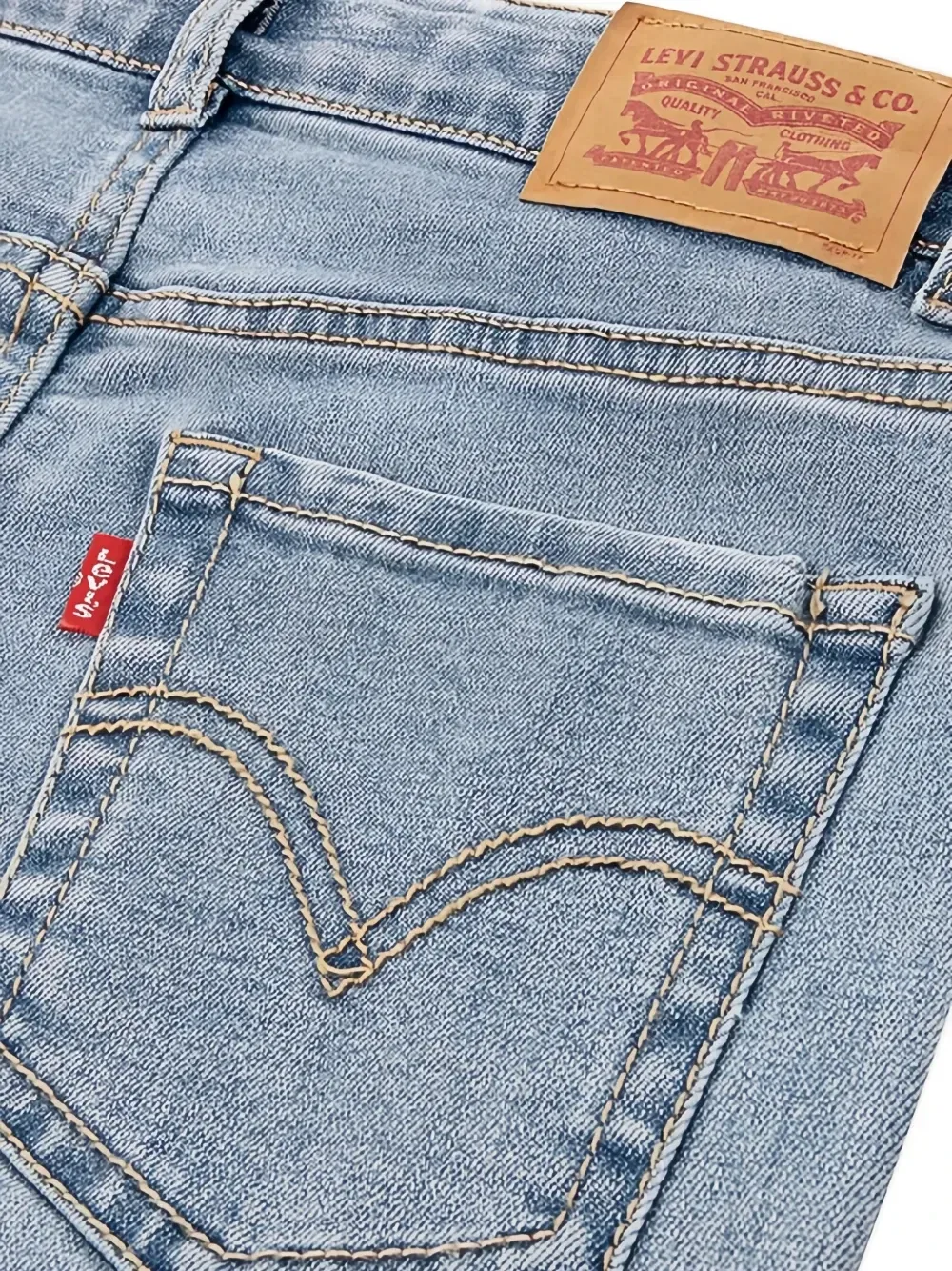 Расклешенные джинсы 726 Levi's kids, синий — фото 3