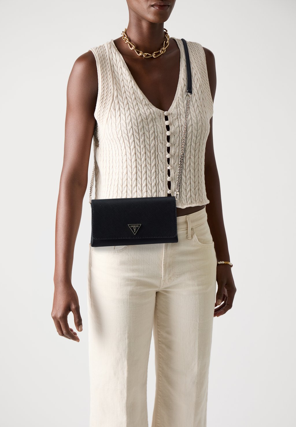 

Сумка через плечо NOELLE II XBODY FLAP ORGANIZER Guess, черный