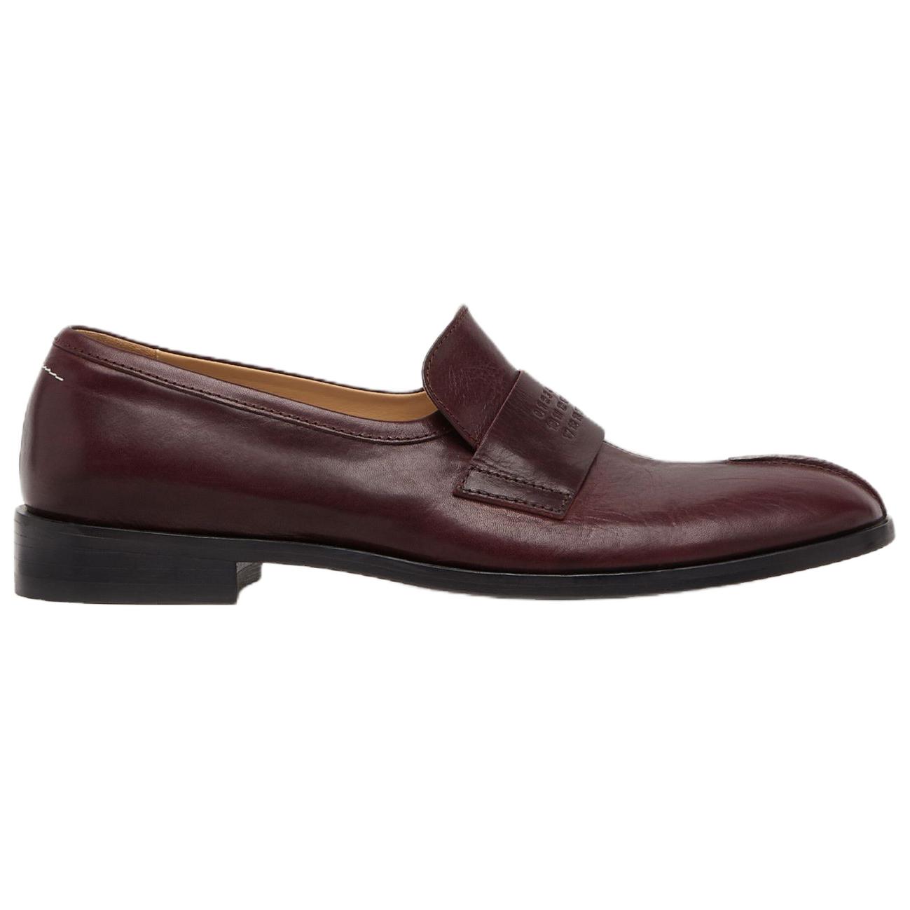 Повседневные туфли мужские burgundy MM6 Maison Margiela — фото 3