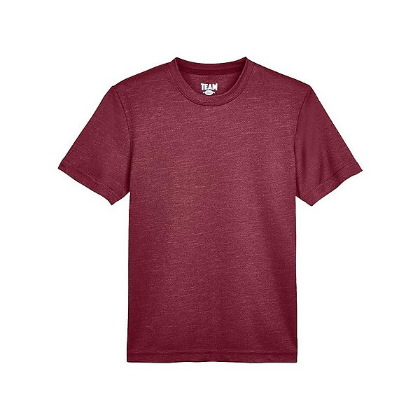 

Футболка Youth sonic heather performance Team 365, Sport Maroon Heather