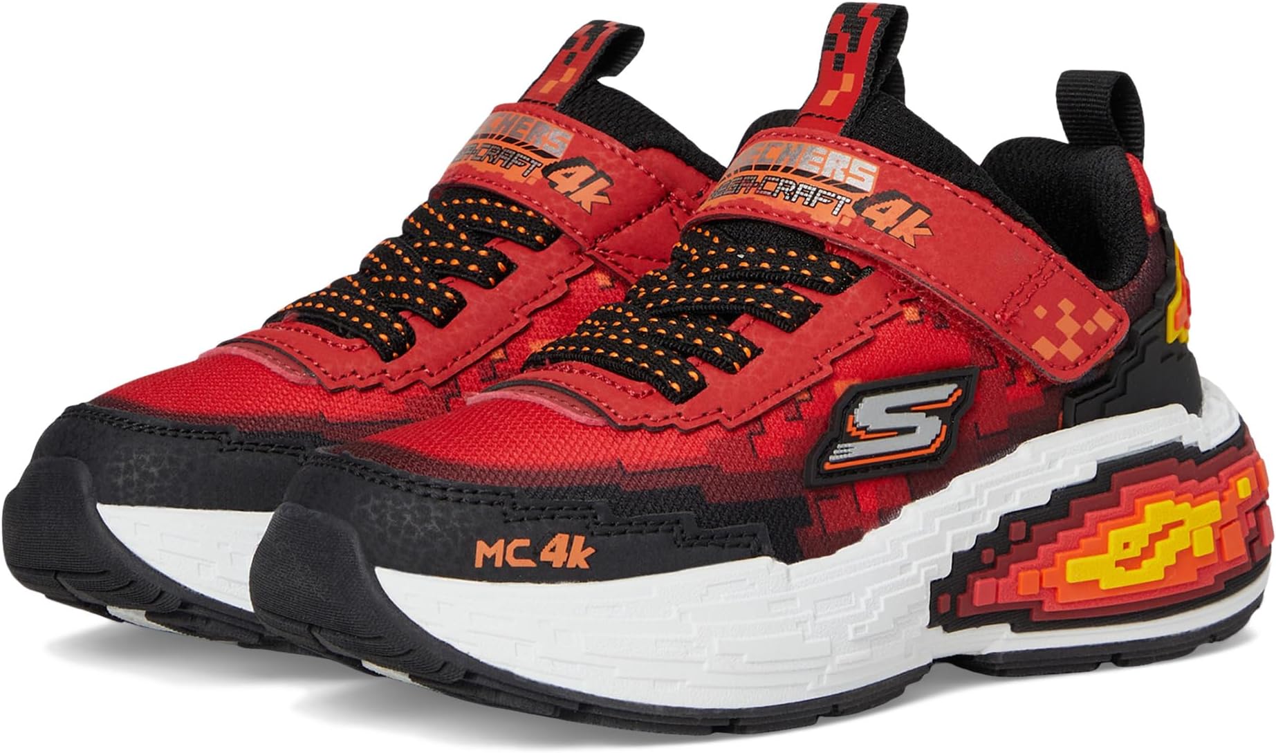 

Кроссовки SKECHERS KIDS Mega-Craft 4K 402160L, Red/Black