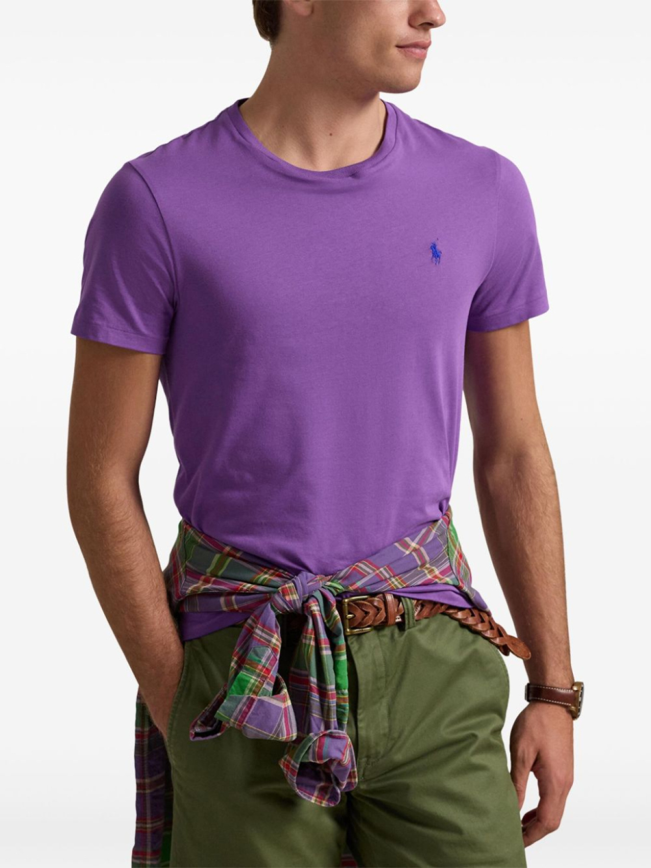 Polo Ralph Lauren футболка с короткими рукавами, фиолетовый — фото 3