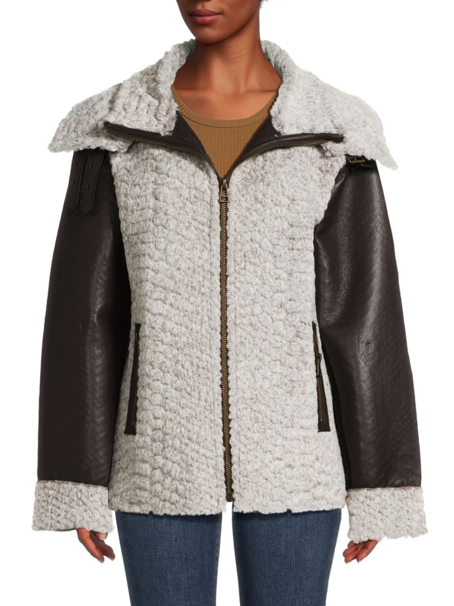 

Куртка из искусственного меха Synergy Unreal Fur, цвет Brown Ivory, Коричневый, Куртка из искусственного меха Synergy Unreal Fur, цвет Brown Ivory