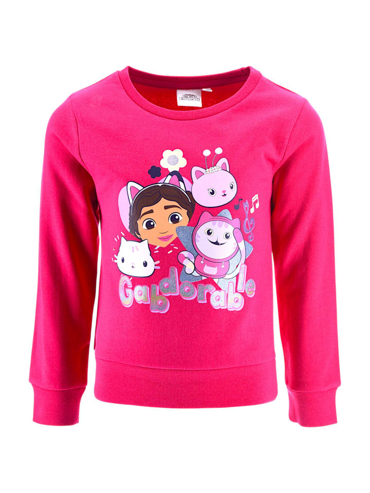 

Толстовка Gabby's Dollhouse с блестками, темно-розового цвета