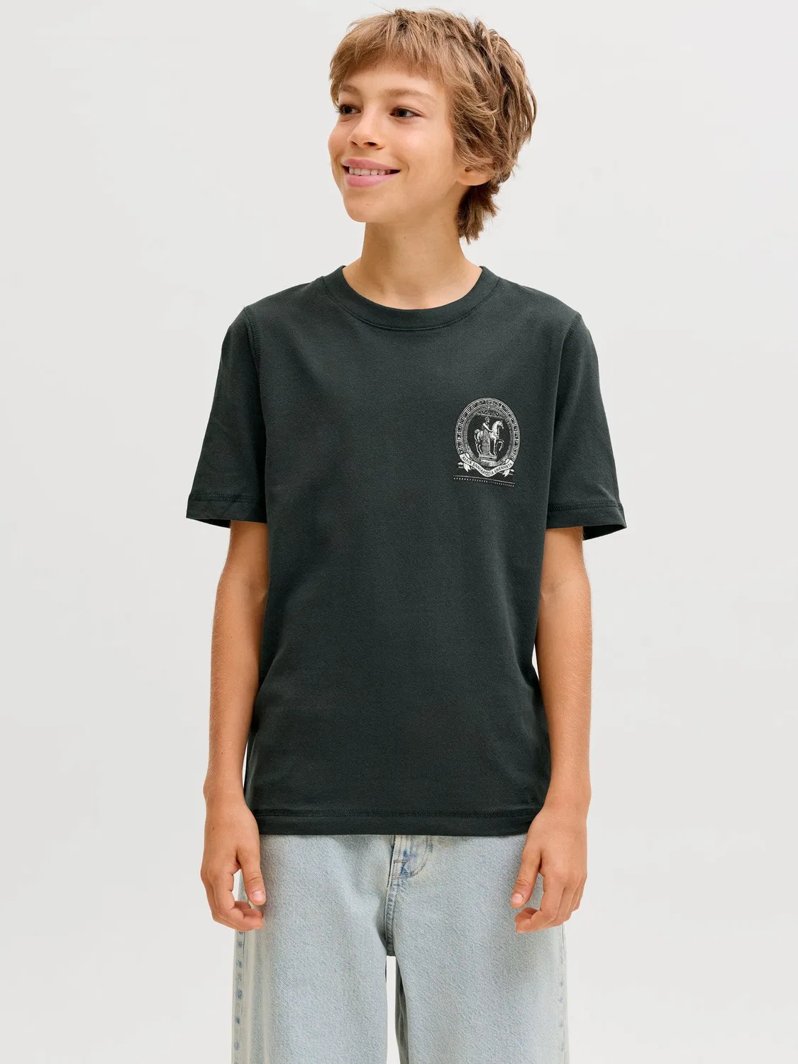 Футболка с принтом JACK & JONES Junior, forest river — фото 3