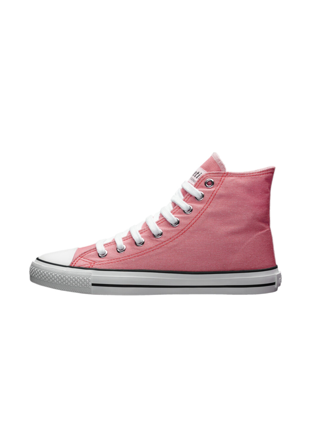 

Кроссовки ethletic Canvas White Cap Hi Cut, цвет Strawberry Pink P | Just White