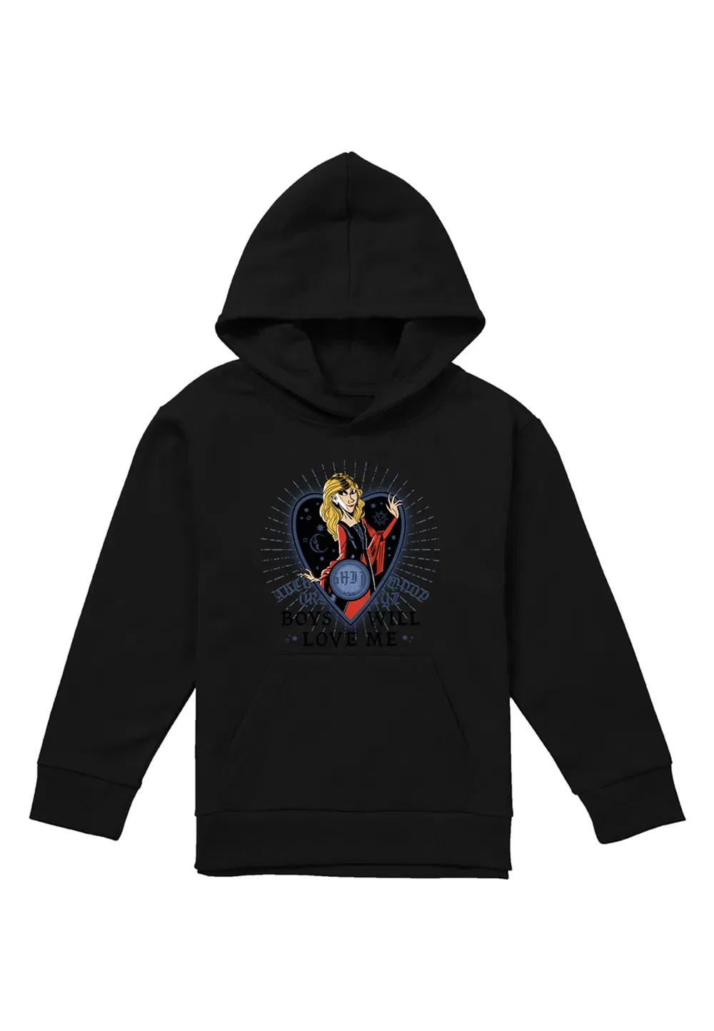 Детская худи Hocus Pocus Sarah Sanderson Disney, черный