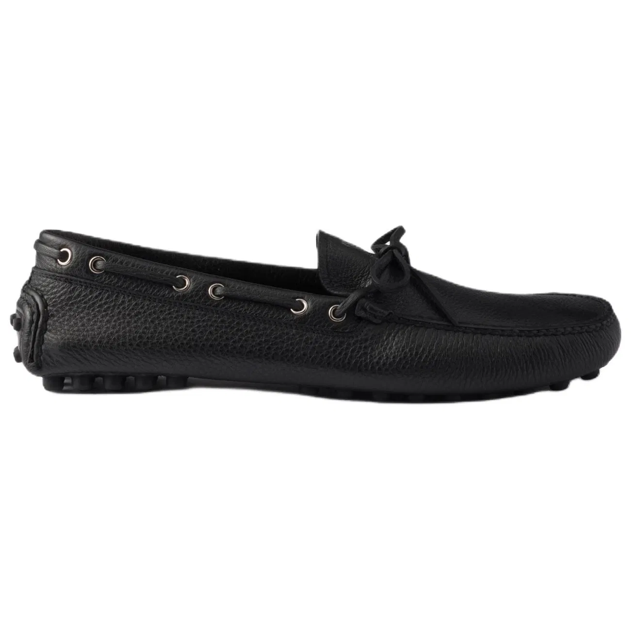 Лоферы Gommino 0.5cm Prada Black — фото 3