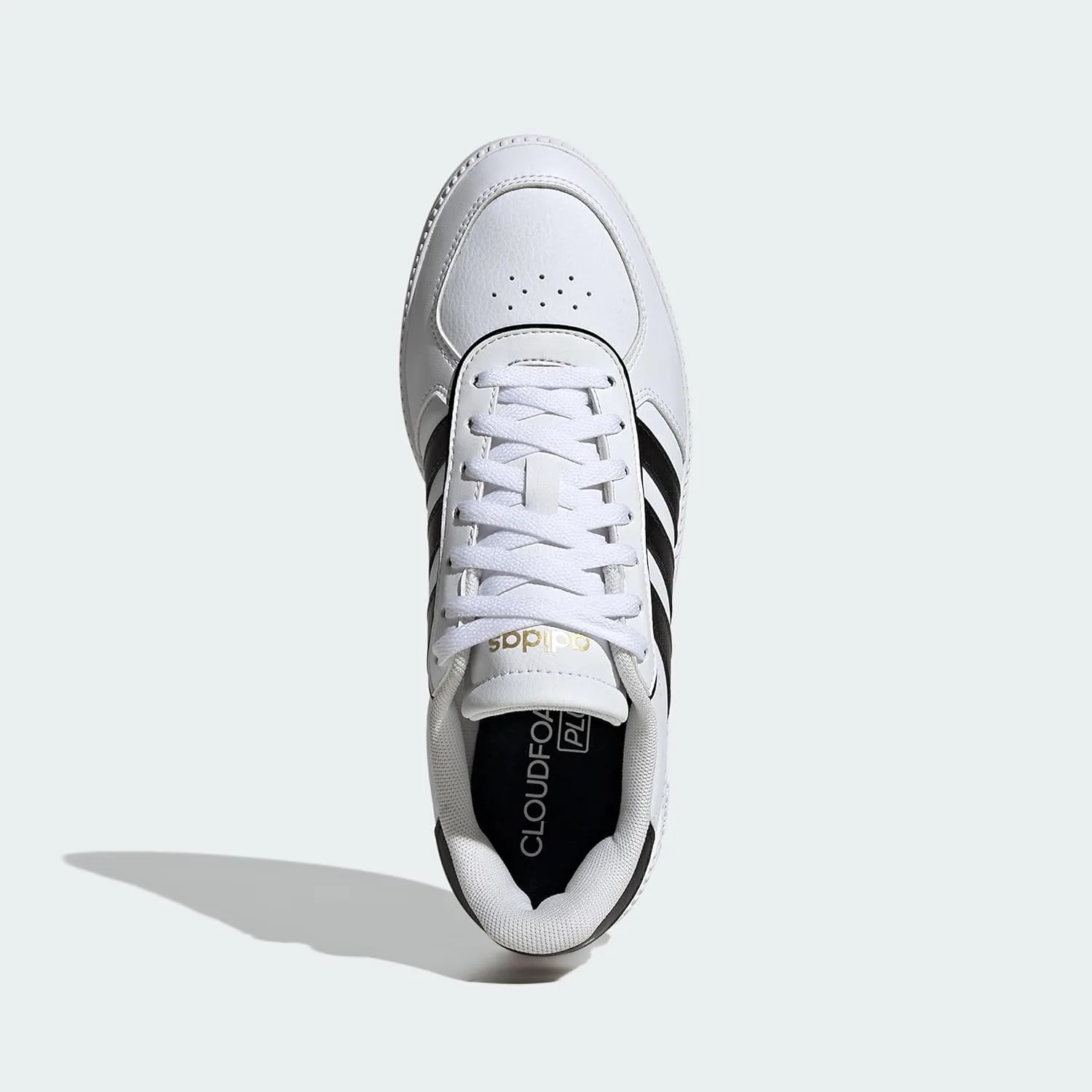Унисекс кроссовки Adidas Breaknet Sleek, белый/черный/золотой — фото 3