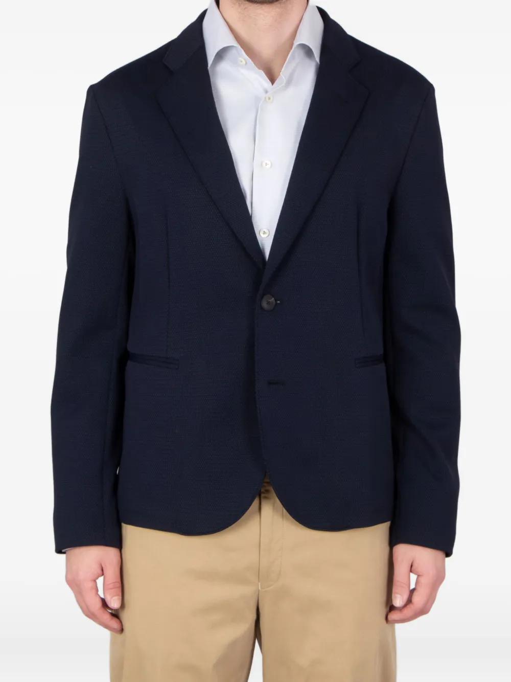 

Однобортный пиджак EMPORIO ARMANI, синий