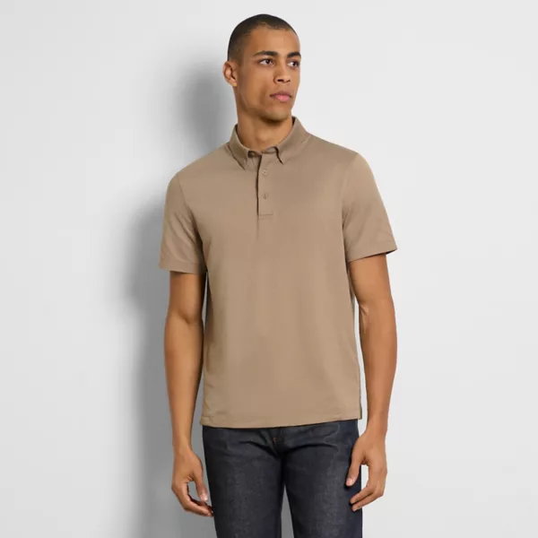 

Мужское спортивное поло из твила Van Heusen, цвет tiger eye hthr