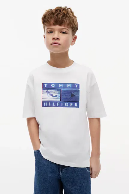 Футболка хлопковая Tommy Hilfiger, белый