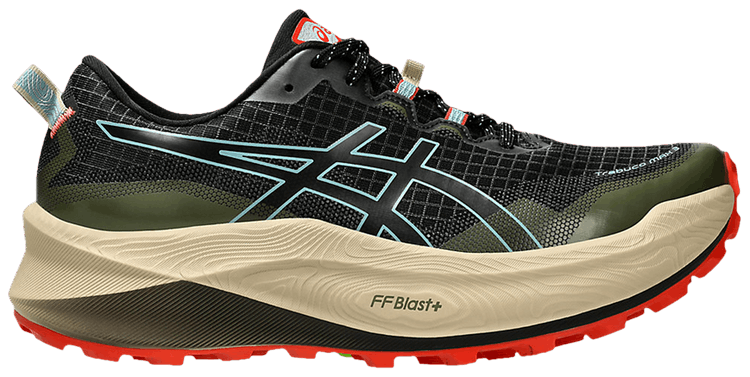

Кроссовки ASICS Trabuco Max 3 'Black Green Smoke Blue', черный